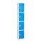 Adiroffice 12 in W, 12 in D, 72 in H, Steel ADI629-204-BLU-4PK - alternate 5